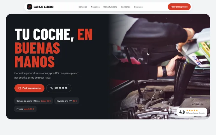 Garaje Albero · Car repair